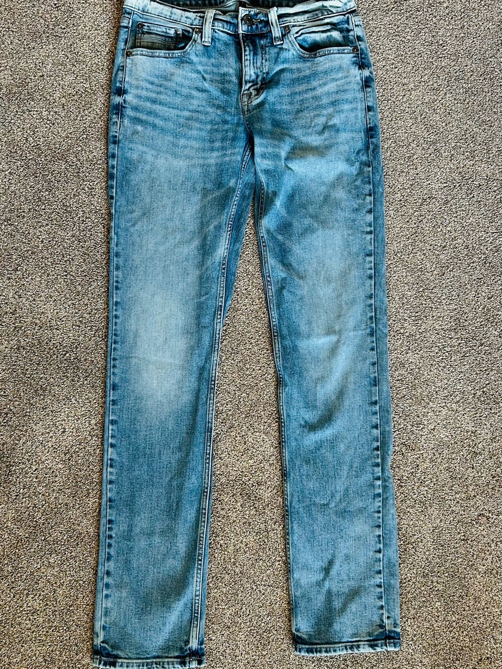 Brother/Sons Men's Slim Straight Light Blue Jeans